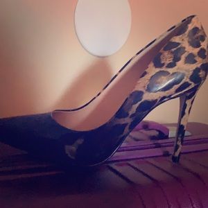 Cheetah print heels